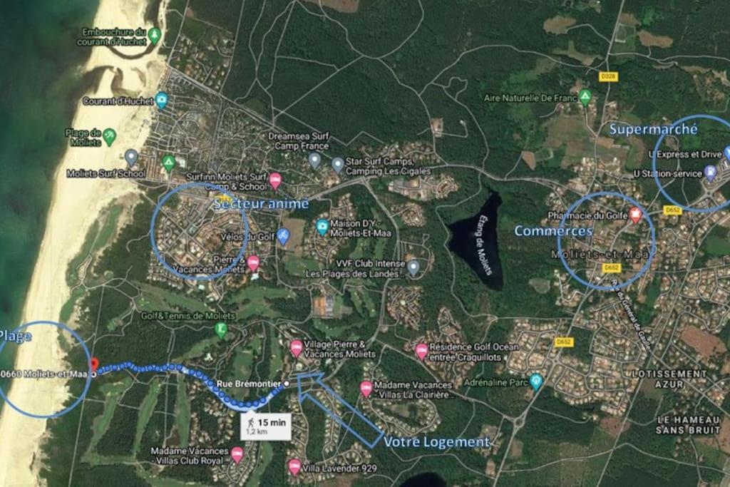 Vue Golf Dans Residence Nature "Sympalappart" Мольез-е-Маа Экстерьер фото